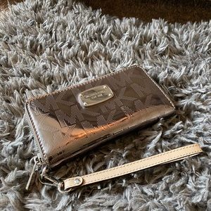 Mirrored Michael Kora Wallet Wristlet
